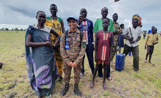 भारत की एक शान्तिरक्षक मेजर लिश्मिथा, दक्षिण सूडान में अहम बदलावों में प्रयासरत